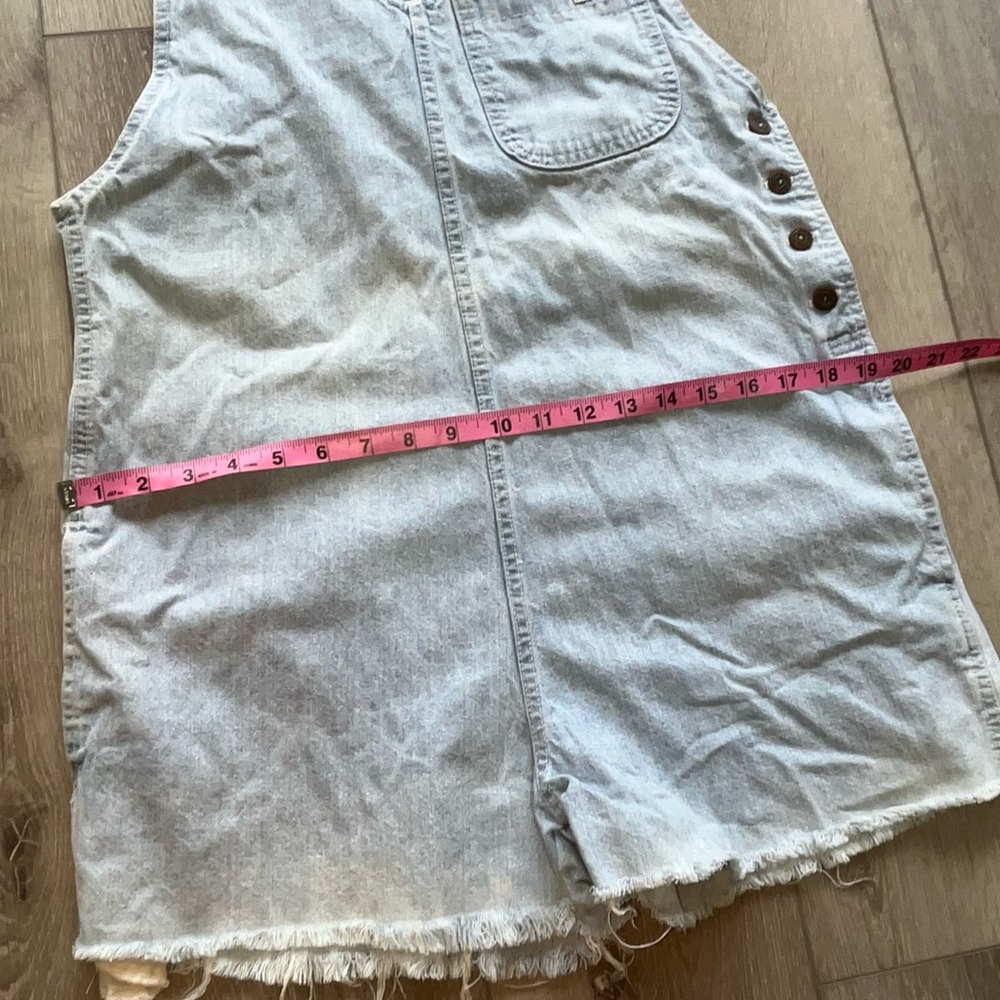 Vtg Calvin Klein Romper Shortalls Denim 100% Cott… - image 8
